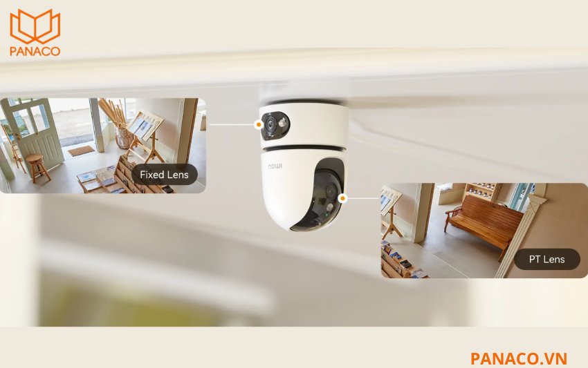 Imou IPC-S2XEP-10M0S là camera wifi 2 ống kính quay quét 