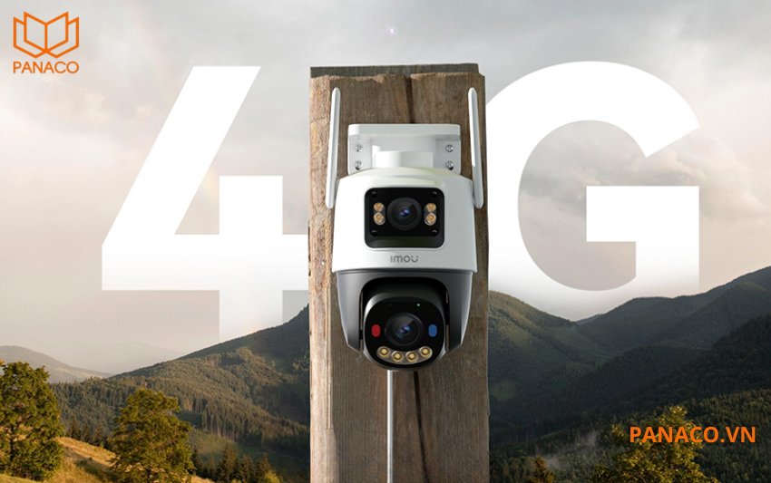 Camera 4G Imou 6MP IPC-S7XCP-6M1TED-EU hỗ trợ hai phương thức kết nối song song