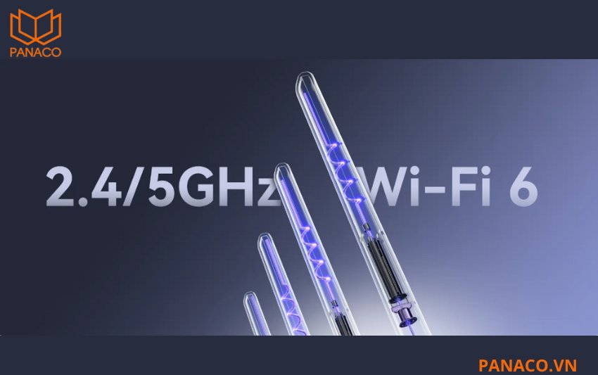 NVR-N110W-8A0E kết nối Wi-Fi 6 hỗ trợ băng tần kép 2.4GHz và 5GHz