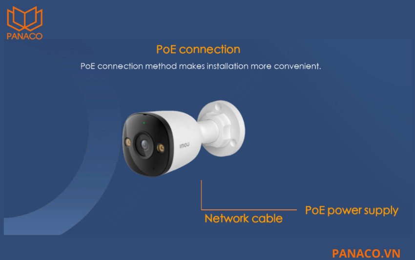 Imou PS3E hỗ trợ cấp nguồn qua POE