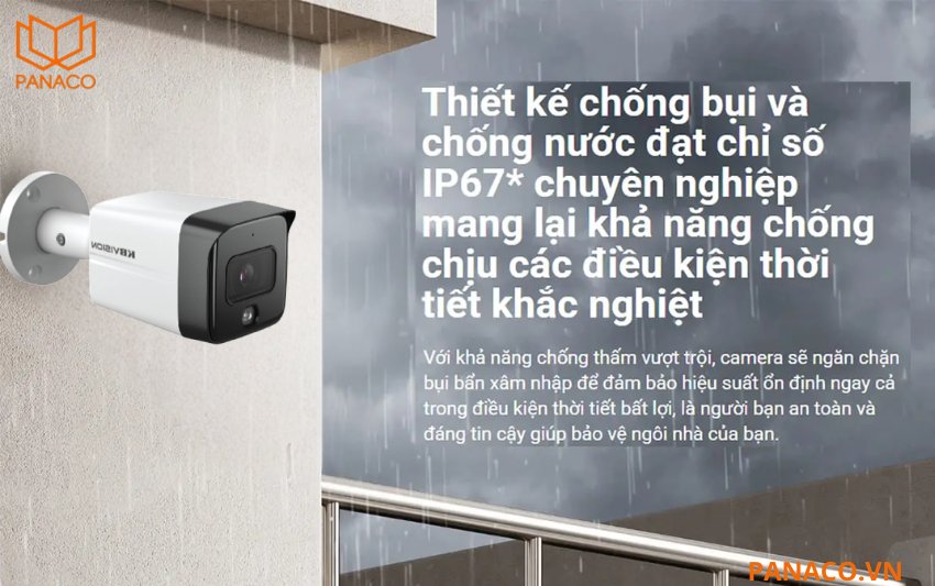 KX-A2011LN-A sở hữu thiết kế chống bụi nước tiên tiến