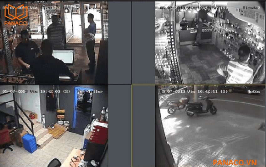 KX-A4K8104N3 hỗ trợ xem lại đồng thời tối đa 4 camera