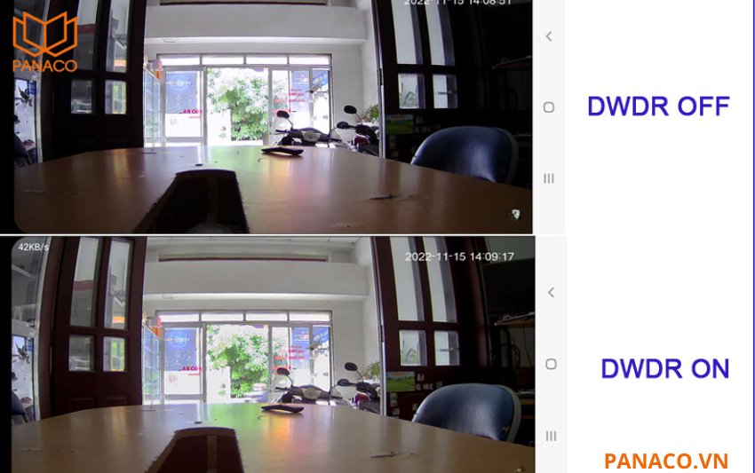 DWDR (Digital Wide Dynamic Range) là công nghệ xử lý hình ảnh kỹ thuật số giúp cân bằng ánh sáng trong khung hình