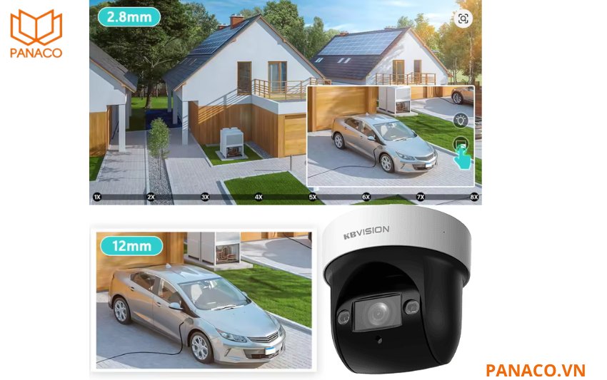 KX-C2007IRPN3 thiết kế ống kính varifocal 2.8–12mm