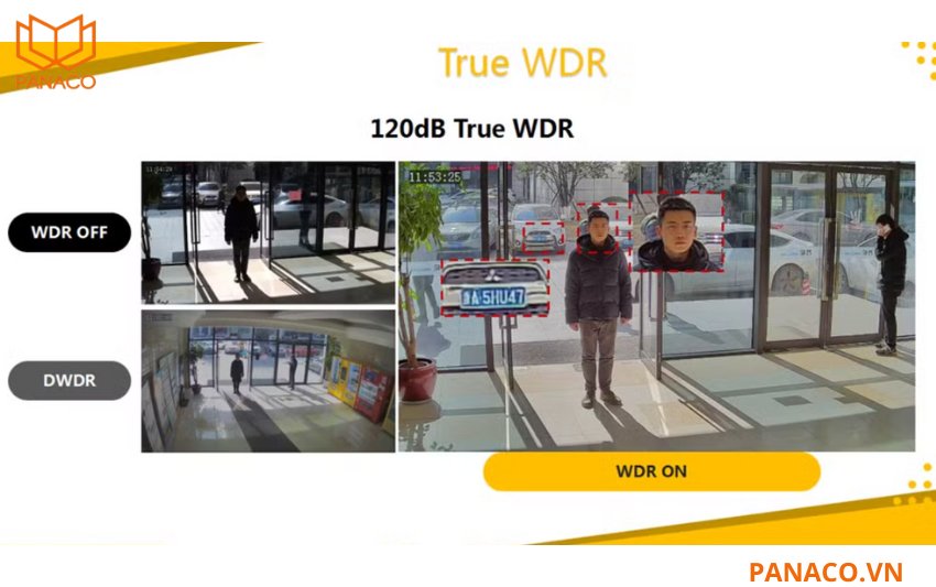 KX-C2056CPN-AL tích hợp công nghệ xử lý hình ảnh WDR 120dB