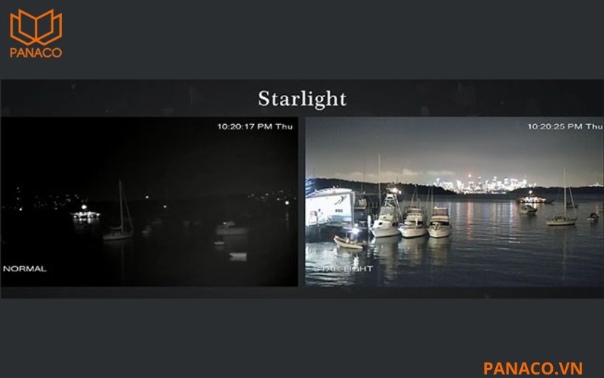 camera KX-CAi4205MSN được tích hợp công nghệ Starlight tiên tiến