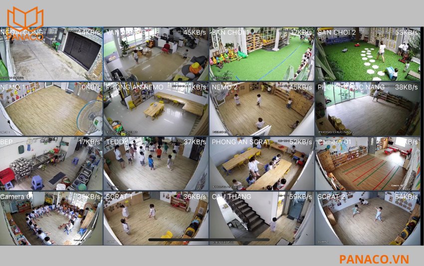 KX-CAi4K8116N2-I2 phát lại đồng thời 16 kênh