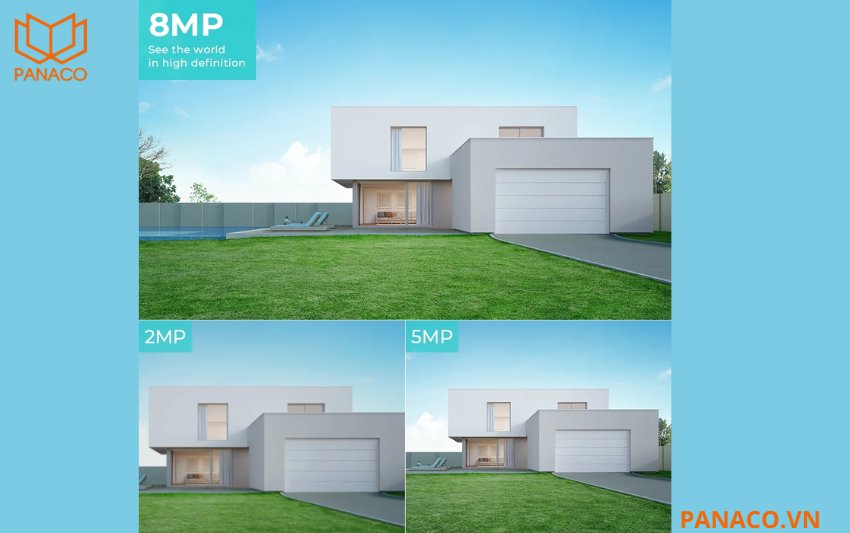 KX-CAi8004SN-A mang đến chất lượng hình ảnh ấn tượng 8 Megapixel