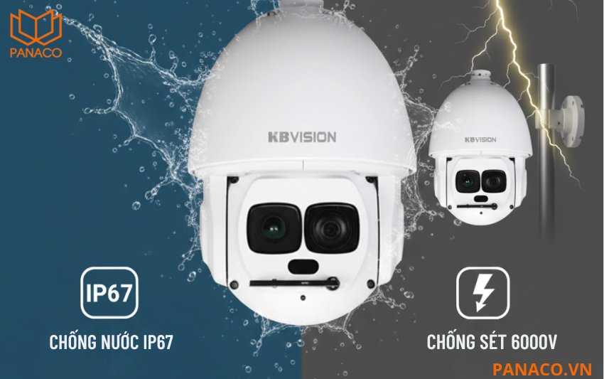 KX-EAi2458LZSN đạt chuẩn bảo vệ môi trường IP67 chống sét 6000V
