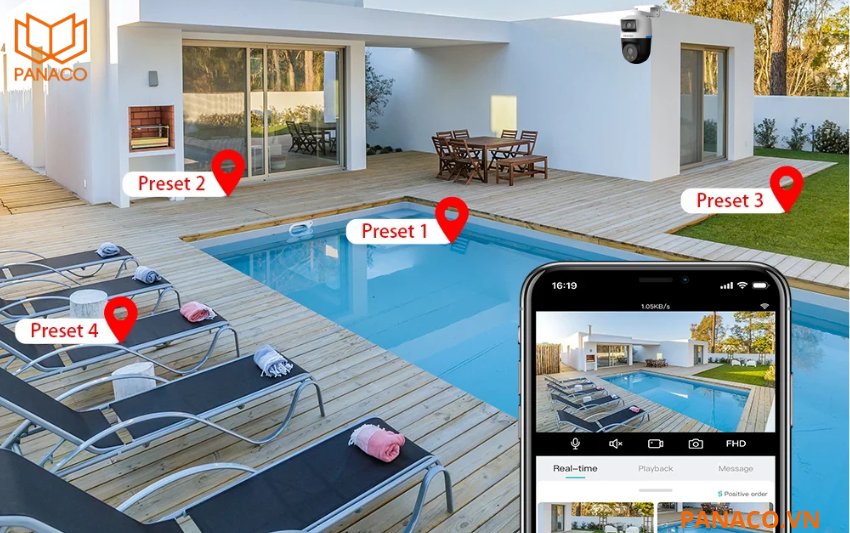 KX-SM4P-PRO hỗ trợ đến 300 điểm Preset và 8 hành trình tự động, mỗi hành trình lên đến 32 điểm