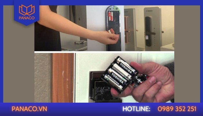 Khóa điện tử dùng pin – Tiện lợi, dễ thay