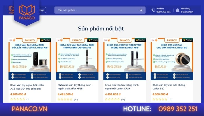 Khóa vân tay – Lựa chọn phổ biến nhất