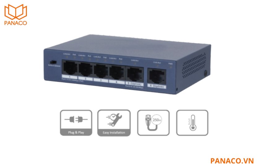Switch POE Kbvision KX-SW406-36