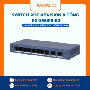 Switch Poe Kbvision 8 cổng KX-SW810-60