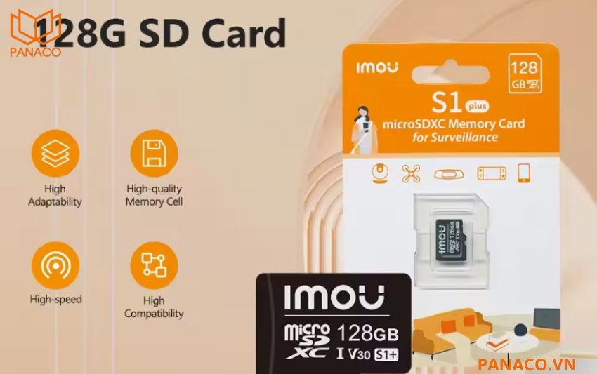 Thẻ nhớ Micro SD 128G Imou ST2-128-S1