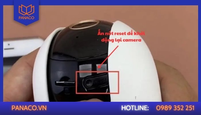 Cách xử lý camera bị ngoại tuyến bằng nút reset Cách xử lý camera bị ngoại tuyến bằng nút reset