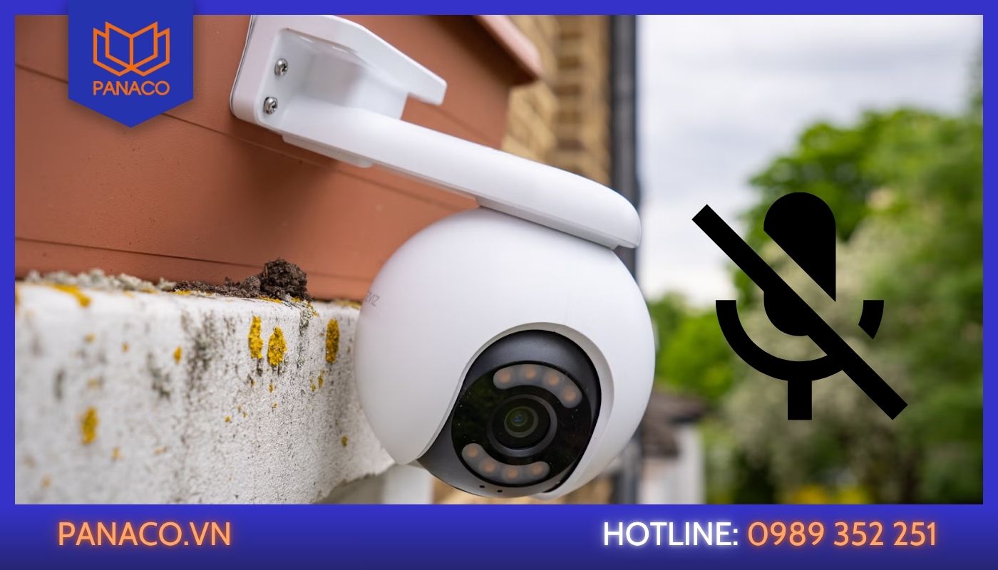 Camera Ezviz không nghe được tiếng do vô tình tắt micro Camera Ezviz không nghe được tiếng do vô tình tắt micro