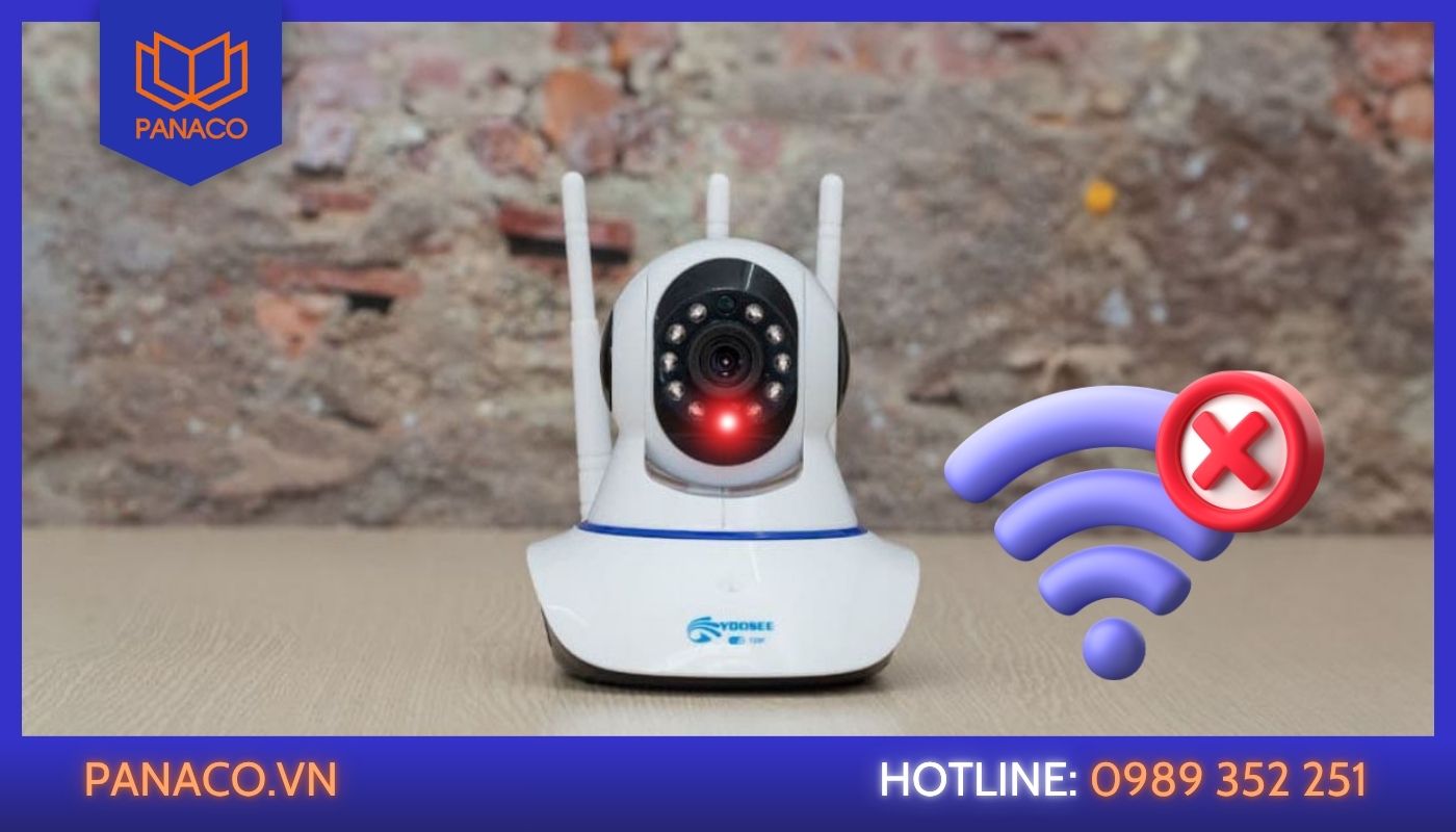 Camera Yoosee sáng đèn liên tục do tín hiệu Wifi yếu