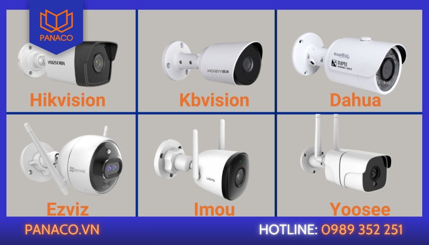 Lựa chọn camera từ thương hiệu lớn để lắp gia đình