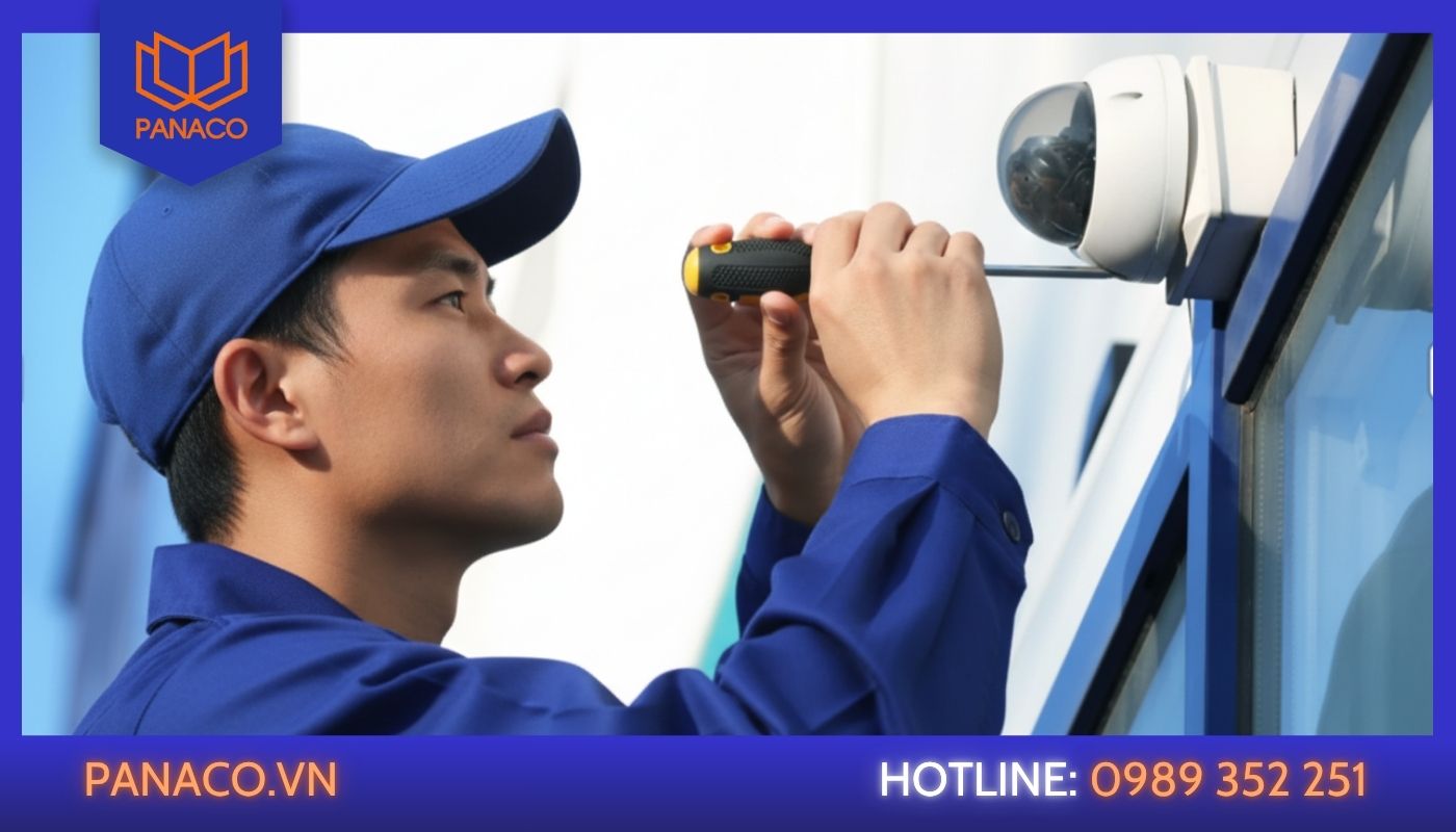 PANACO hỗ trợ trong quá trình lắp đặt và sử dụng hệ thống camera