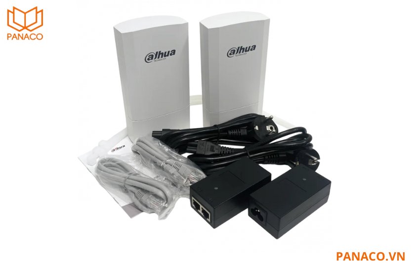 Bộ sản phẩm bao gồm hai thiết bị: một bộ phát đặt tại cabin thang máy và một bộ thu đặt tại phòng điều khiển hoặc khu vực kỹ thuật