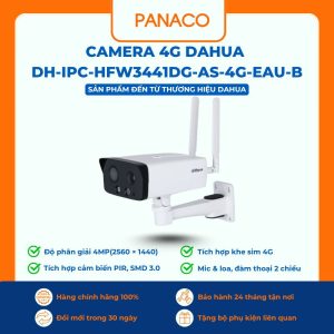 Camera IP Dahua 4MP DH-IPC-HFW3441DG-AS-4G-EAU-B