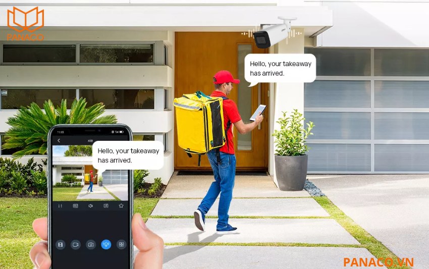 DH-IPC-HFW2241T-ZAS tích hợp mic và hỗ trợ alarm/audio