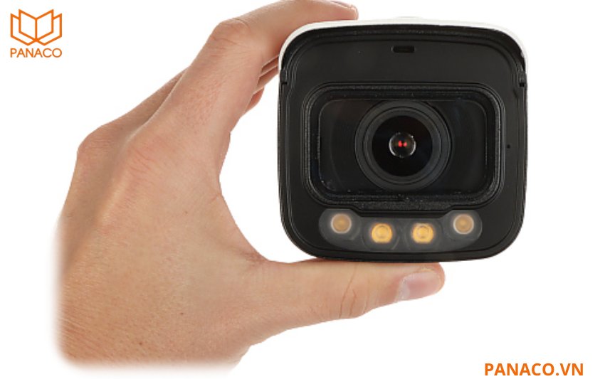 Camera Dahua DH-IPC-HFW5449T-ASE-LED được tích hợp 4 bóng LED công suất cao