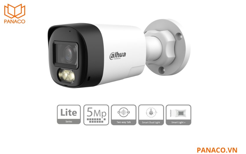 Camera HDCVI 5.0MP Dahua DH-HAC-HFW1500RLP-IL-T