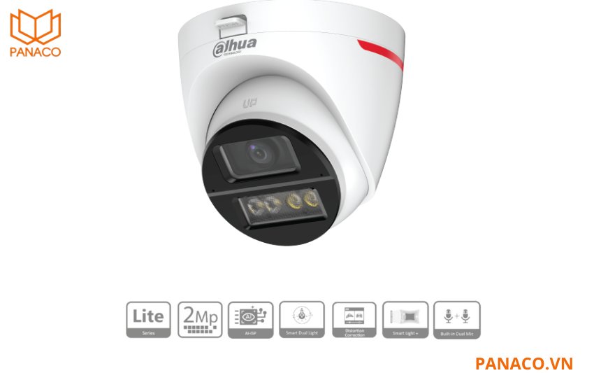 Camera HDCVI Dome DH-HAC-HDW1249X-IL-A-PRO