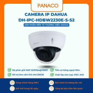 Camera IP Dahua 2MP DH-IPC-HDBW2230E-S-S2