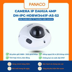 Camera IP Dahua 4MP DH-IPC-HDBW3441F-AS-S2