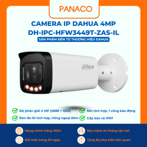 Camera IP Dahua 4MP DH-IPC-HFW3449T-ZAS-IL