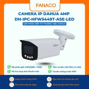 Camera IP 4MP Dahua DH-IPC-HFW5449T-ASE-LED