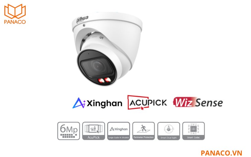 Camera IP Dahua 6MP DH-IPC-HDW3649T-ZS-IL