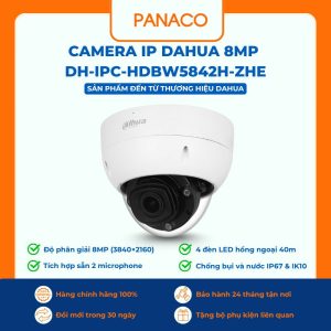 Camera IP Dahua 8MP DH-IPC-HDBW5842H-ZHE