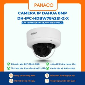 Camera IP Dahua 8MP DH-IPC-HDBW7842E1-Z-X
