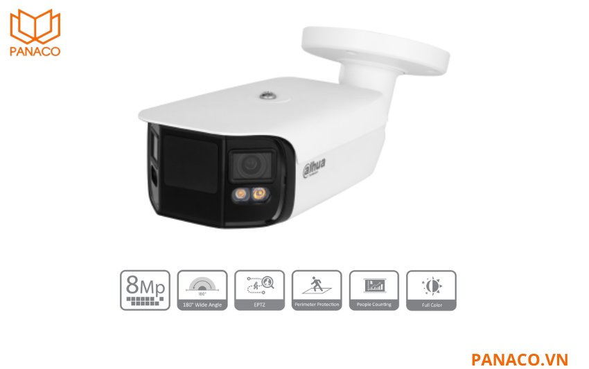 Camera IP Dahua 8MP DH-IPC-PFW5849-A180-E2-ASTE