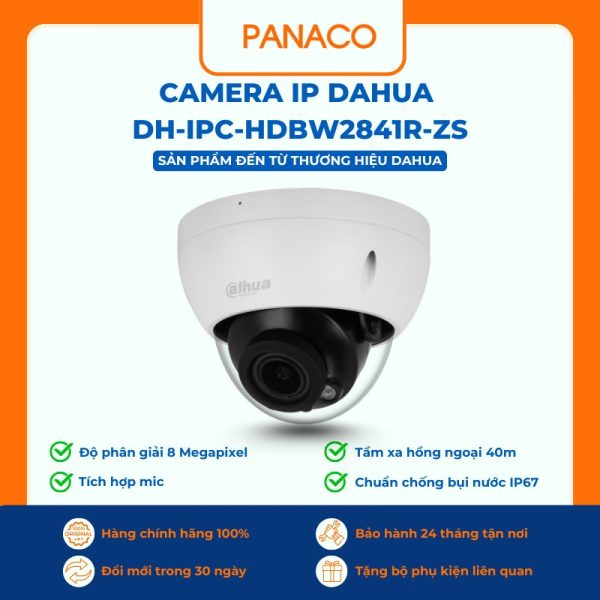 Camera IP Dahua DH-IPC-HDBW2841R-ZS