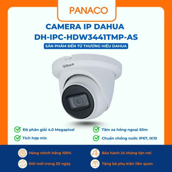 Camera IP Dahua DH-IPC-HDW3441TMP-AS