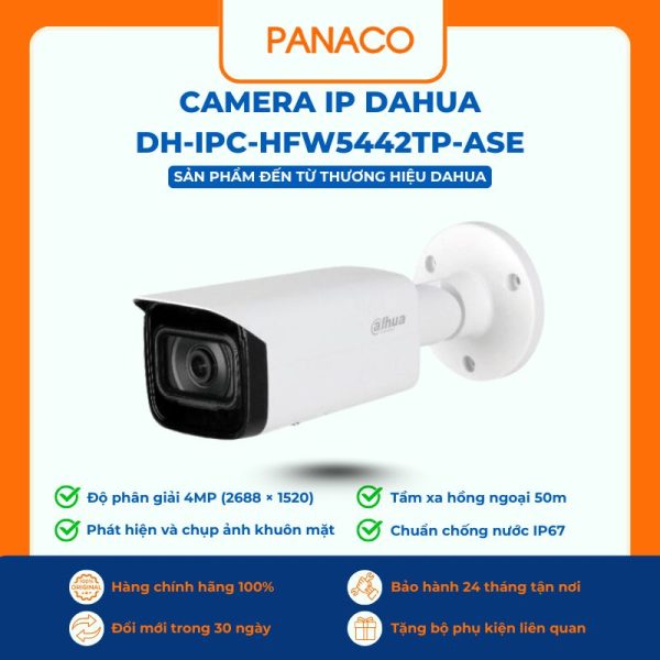 Camera IP 4MP Dahua DH-IPC-HFW5442TP-ASE
