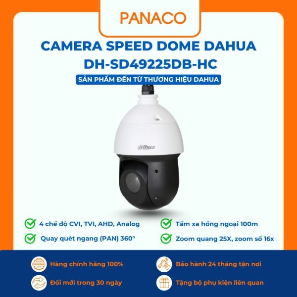 Camera Speed Dome Dahua 2MP DH-SD49225DB-HC