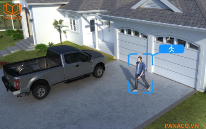 DH-IPC-HFW5442TP-ASE có khả năng phân biệt chính xác giữa con người và các yếu tố môi trường