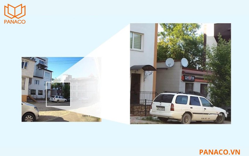 DH-IPC-HDBW5842E-ZE được trang bị ống kính motorized với dải tiêu cự từ 2.7mm đến 12mm, cho khả năng zoom quang học 4x linh hoạt