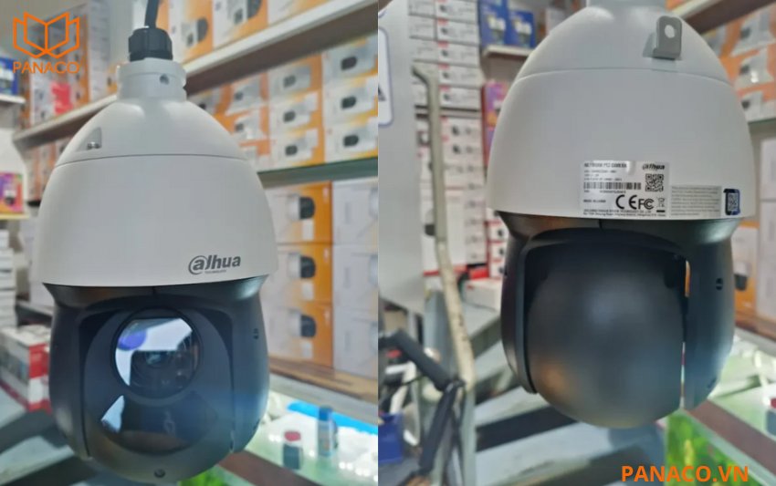 Camera ghi âm Dahua DH-SD49225DB-HC tích hợp sẵn đường audio in,