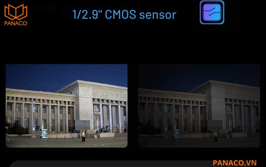 Camera IP Dahua DH-IPC-HDW3249T-ZS-IL sở hữu cảm biến CMOS 1/2.9 inch 2MP mang đến hình ảnh sáng rõ