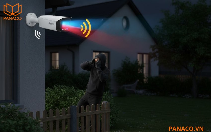 DH-IPC-HFW3449T1P-AS-PV cảnh báo chủ động