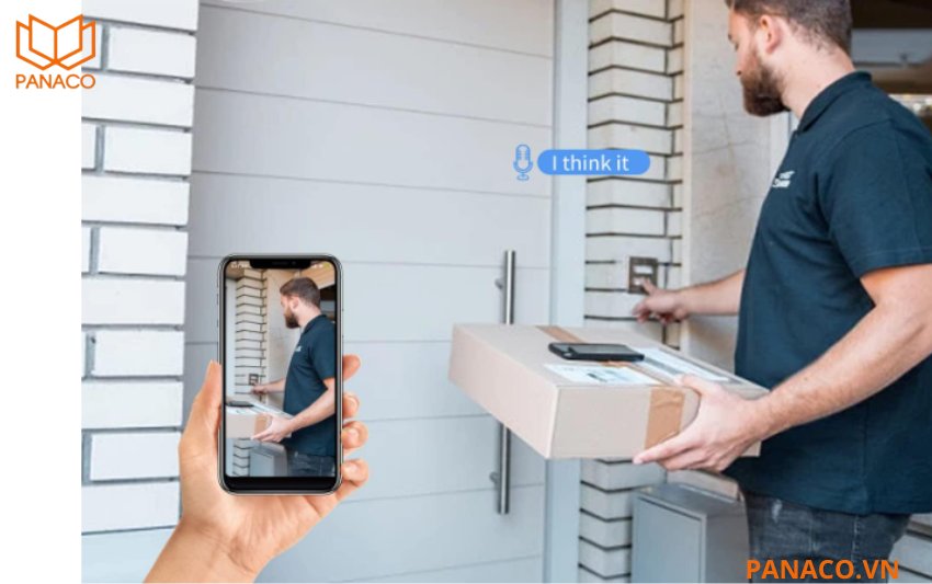 Mic tích hợp sẵn cho phép camera ghi lại âm thanh tại khu vực giám sát