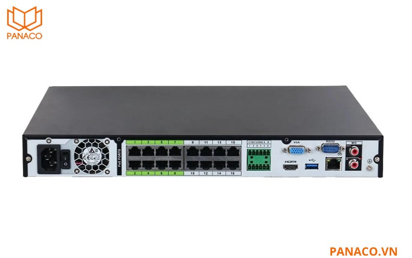 Cổng HDMI_VGA giúp đầu ghi dễ dàng kết nối với màn hình có sẵn