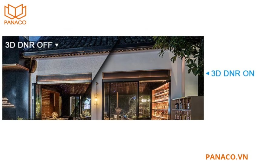 Công nghệ giảm nhiễu 3D-NR giúp hình ảnh ban đêm mịn hơn